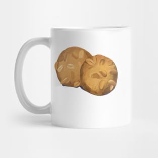 Two cookies with nuts Mug